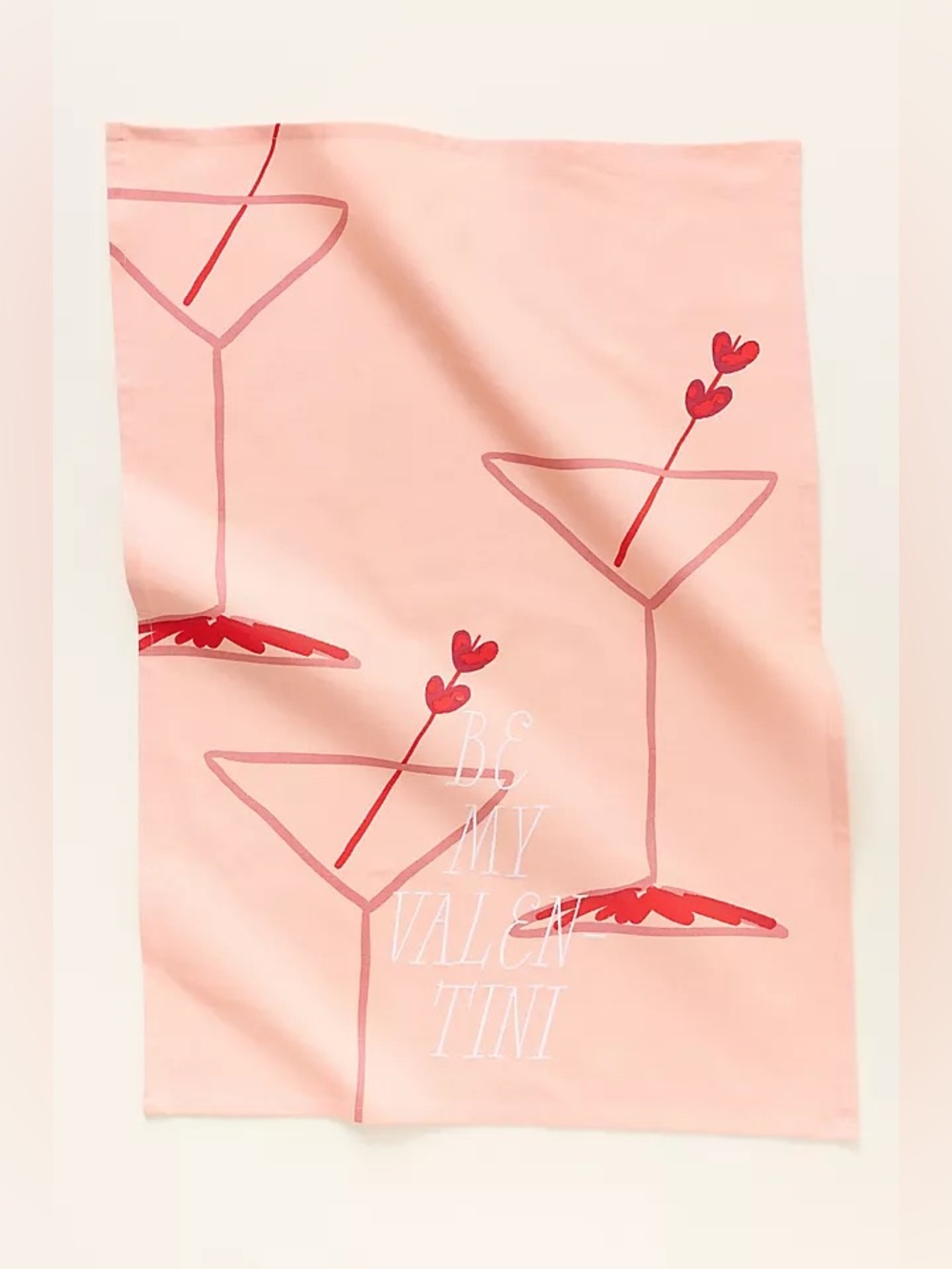Anthropologie Be My Valentini Dish Towel